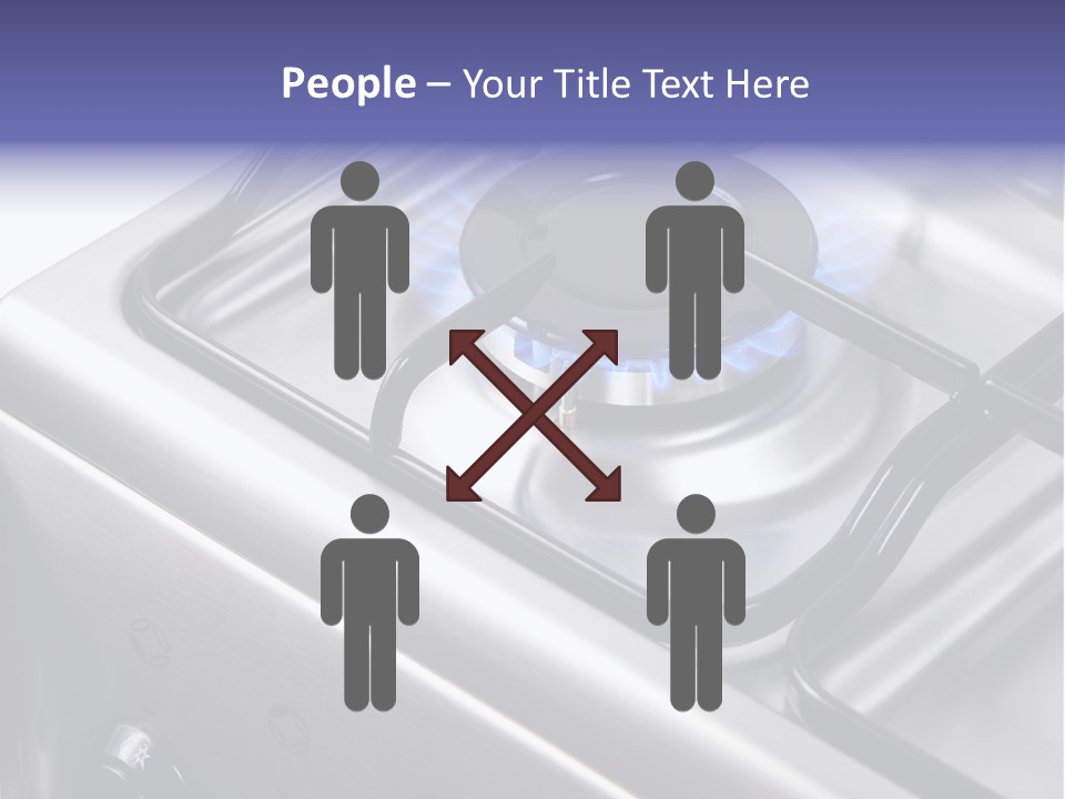 Blaze Glowing Cooker PowerPoint Template