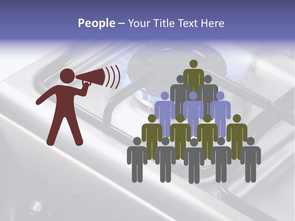 Blaze Glowing Cooker PowerPoint Template