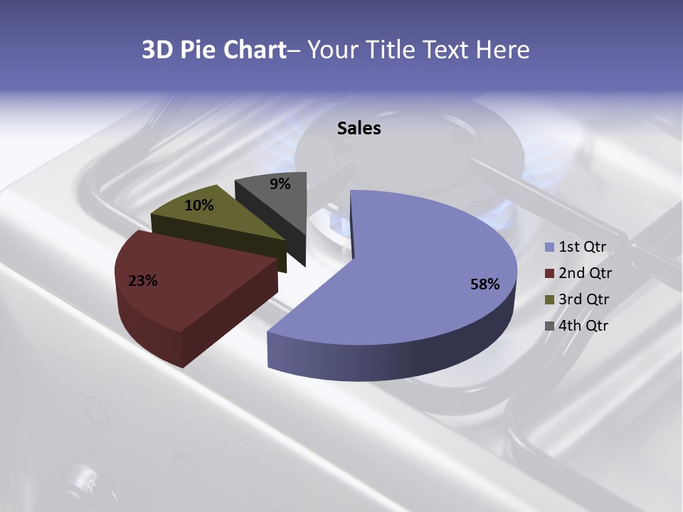 Blaze Glowing Cooker PowerPoint Template