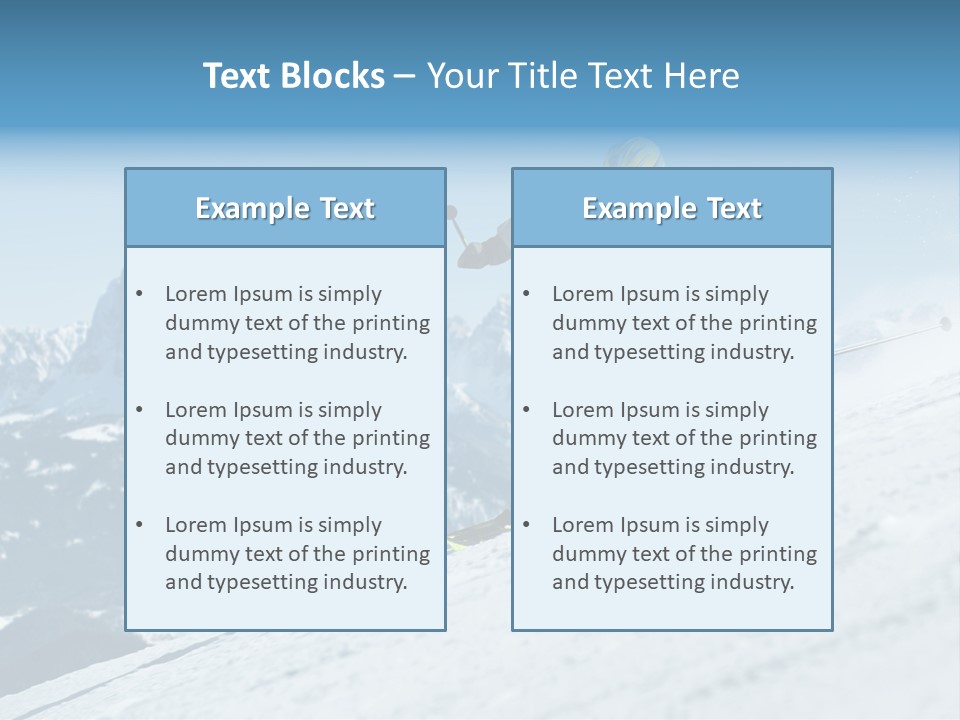 Sliding Recreation Dangerous PowerPoint Template