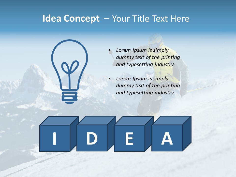 Sliding Recreation Dangerous PowerPoint Template