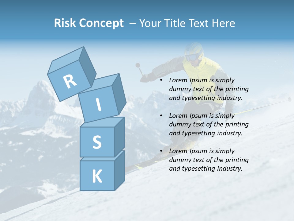 Sliding Recreation Dangerous PowerPoint Template