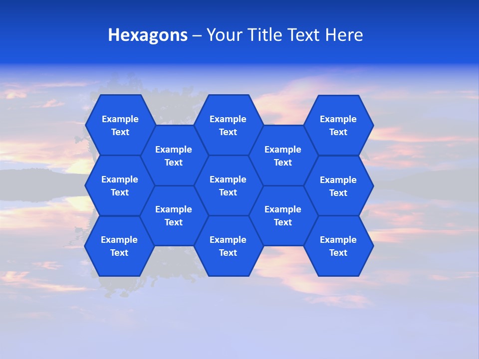 Tropical Fishing Sun PowerPoint Template