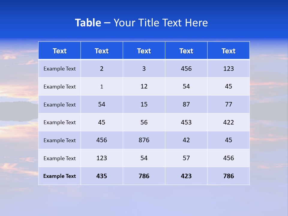 Tropical Fishing Sun PowerPoint Template