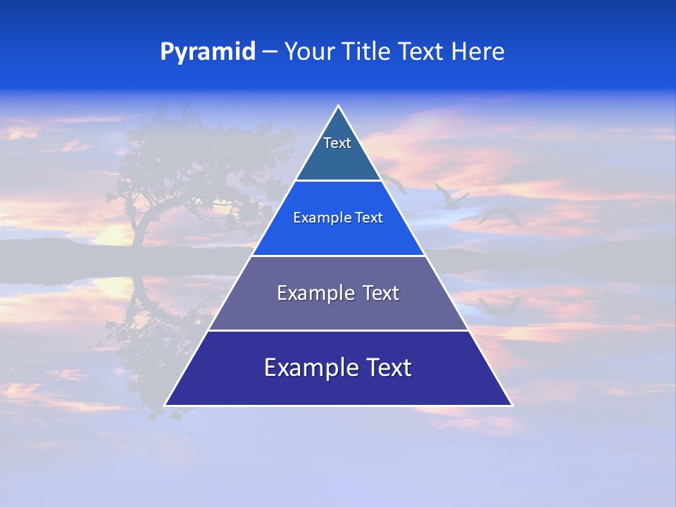Tropical Fishing Sun PowerPoint Template