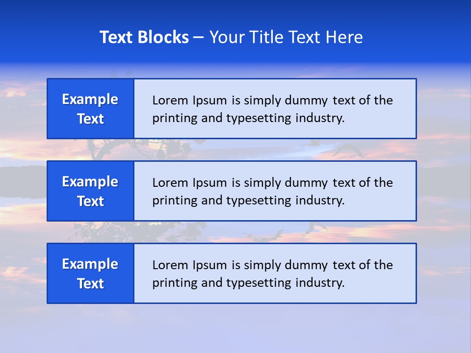 Tropical Fishing Sun PowerPoint Template
