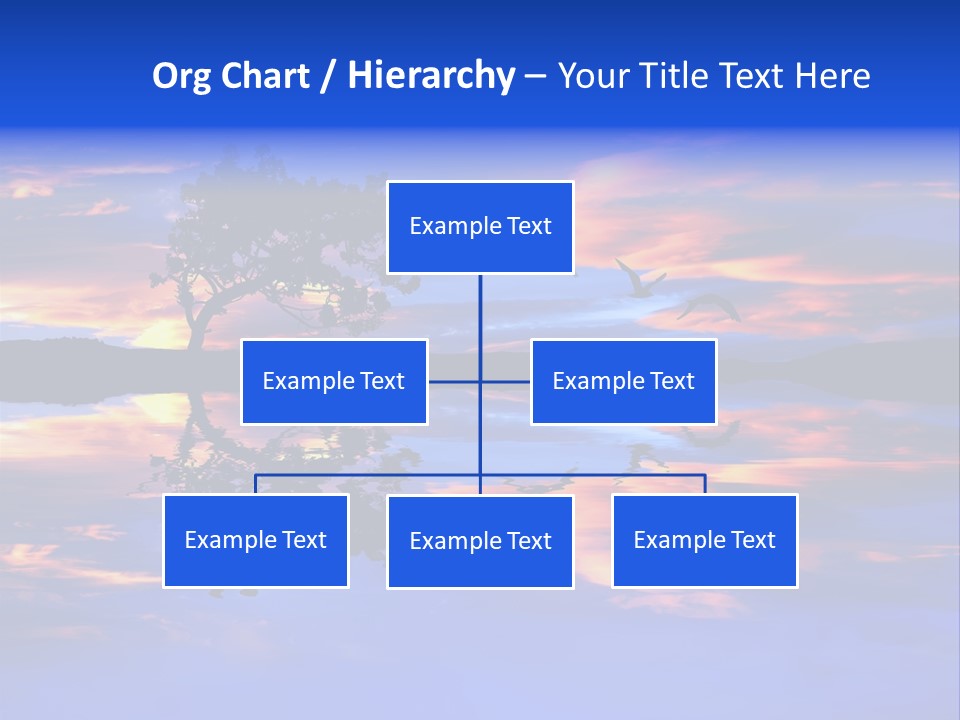 Tropical Fishing Sun PowerPoint Template
