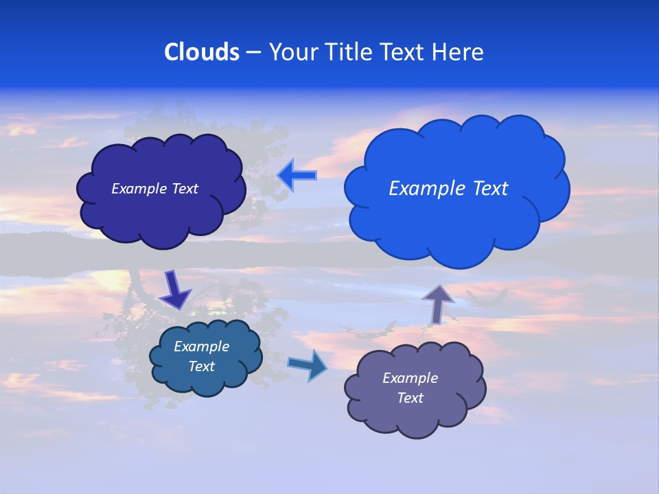 Tropical Fishing Sun PowerPoint Template