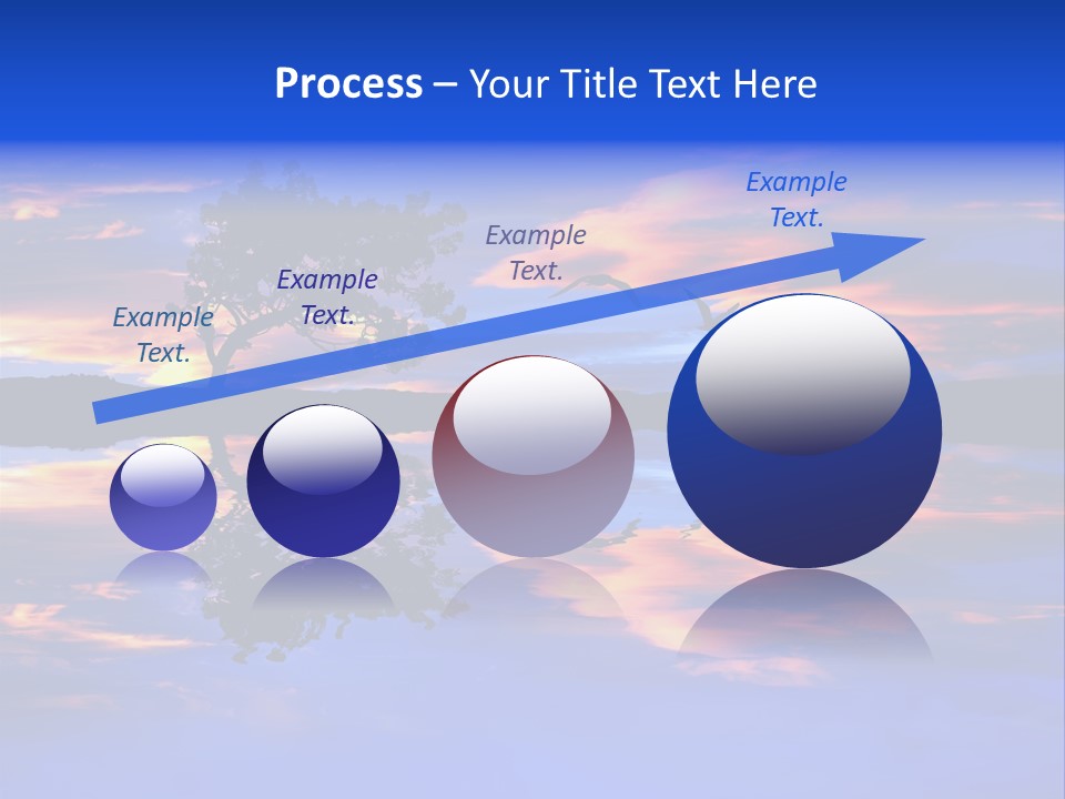 Tropical Fishing Sun PowerPoint Template
