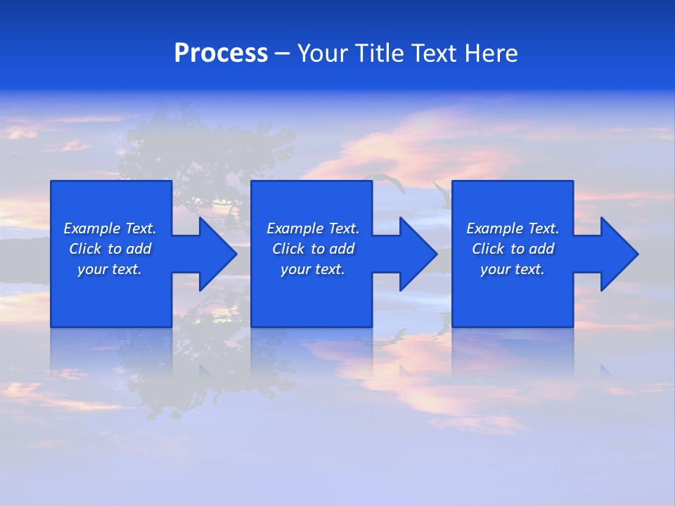 Tropical Fishing Sun PowerPoint Template