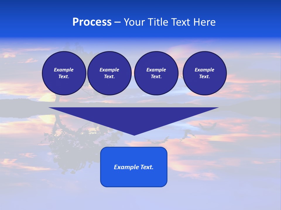 Tropical Fishing Sun PowerPoint Template