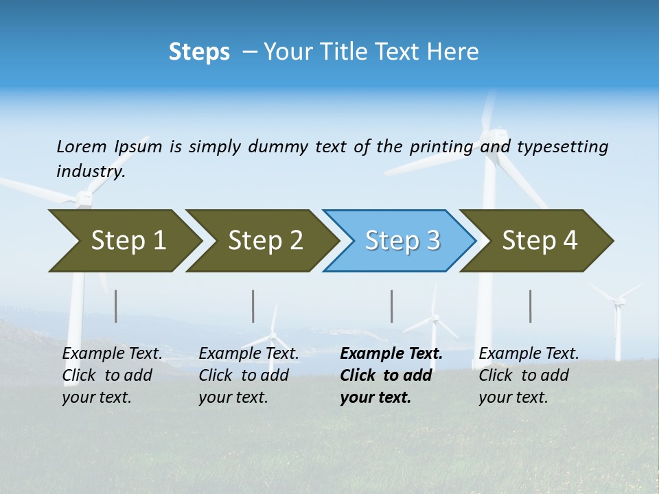 Energy View Cape PowerPoint Template