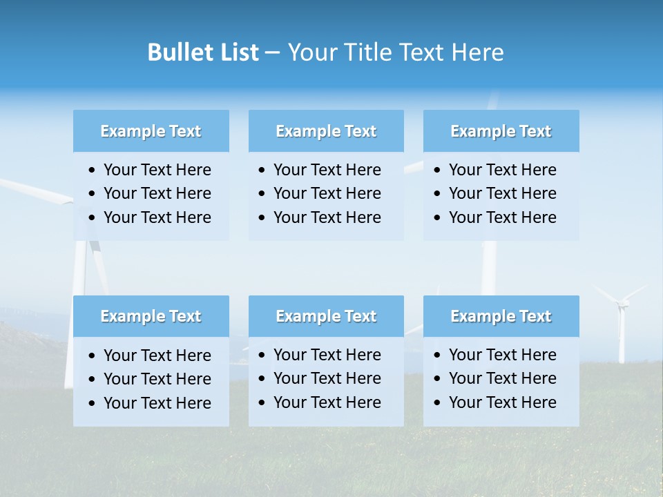 Energy View Cape PowerPoint Template