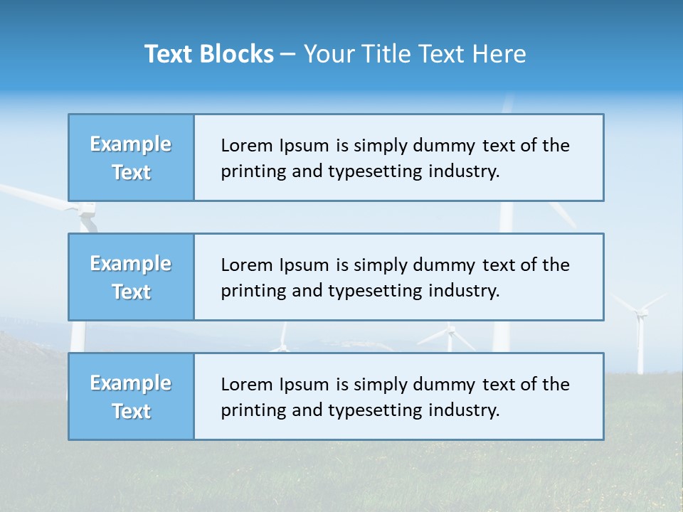 Energy View Cape PowerPoint Template