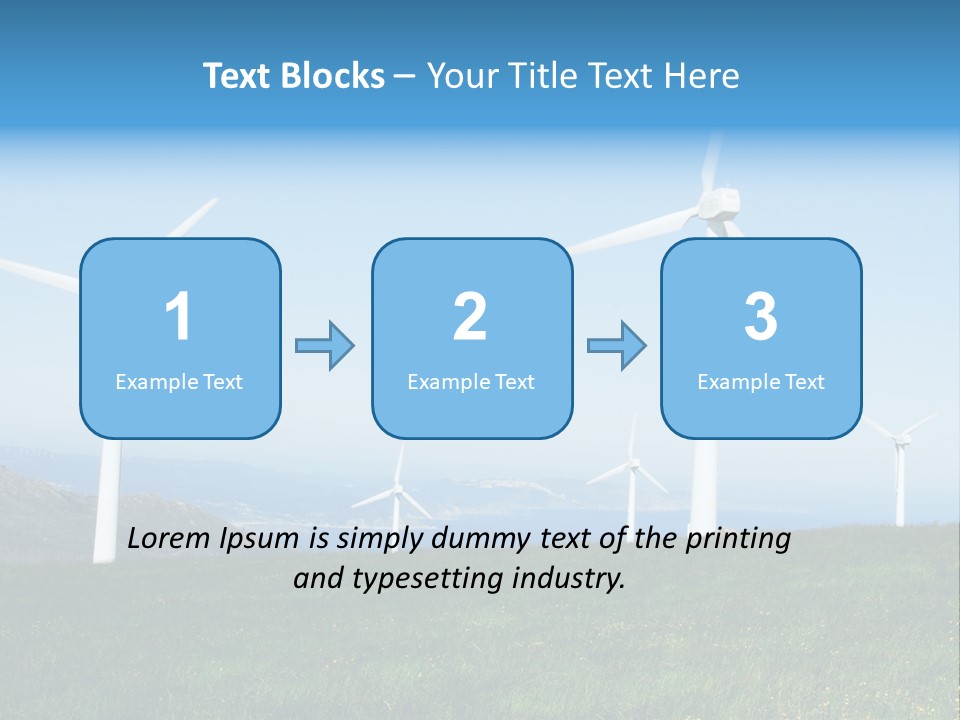 Energy View Cape PowerPoint Template