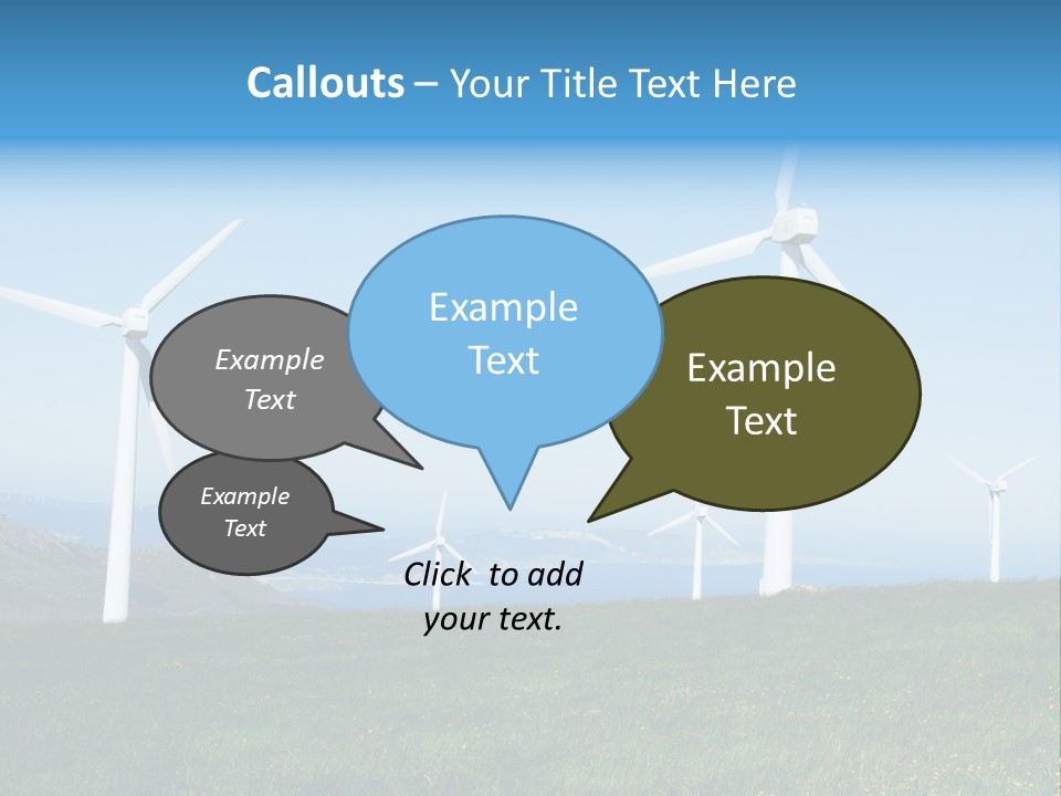 Energy View Cape PowerPoint Template