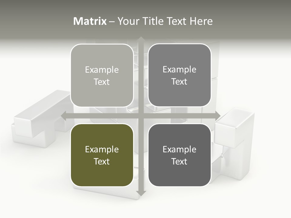 Geometric Leisure White PowerPoint Template