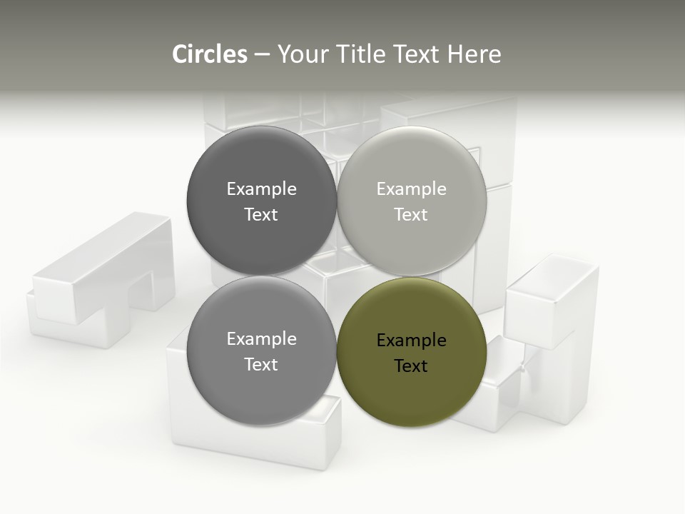 Geometric Leisure White PowerPoint Template