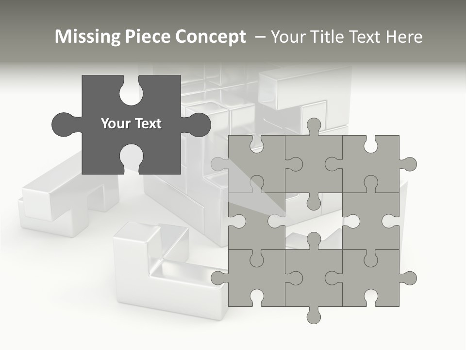 Geometric Leisure White PowerPoint Template