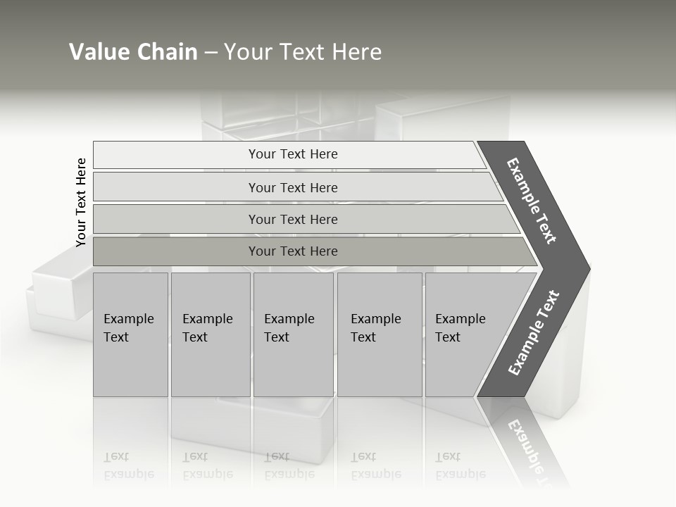 Geometric Leisure White PowerPoint Template