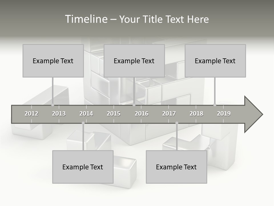 Geometric Leisure White PowerPoint Template