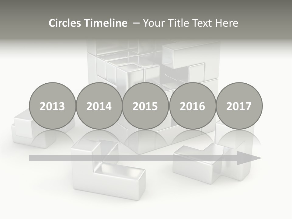 Geometric Leisure White PowerPoint Template