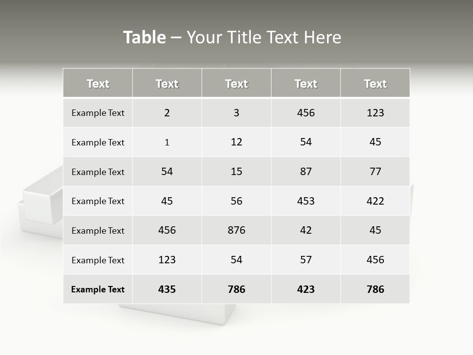 Geometric Leisure White PowerPoint Template