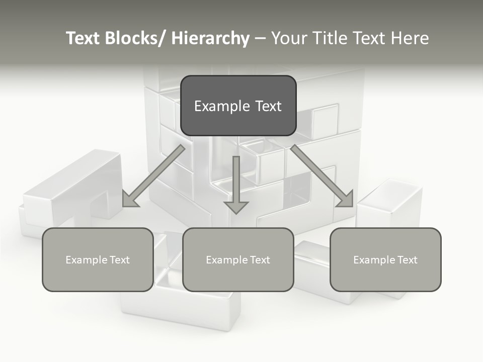 Geometric Leisure White PowerPoint Template