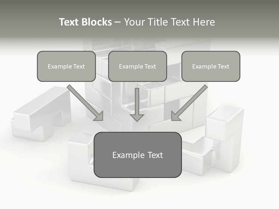 Geometric Leisure White PowerPoint Template