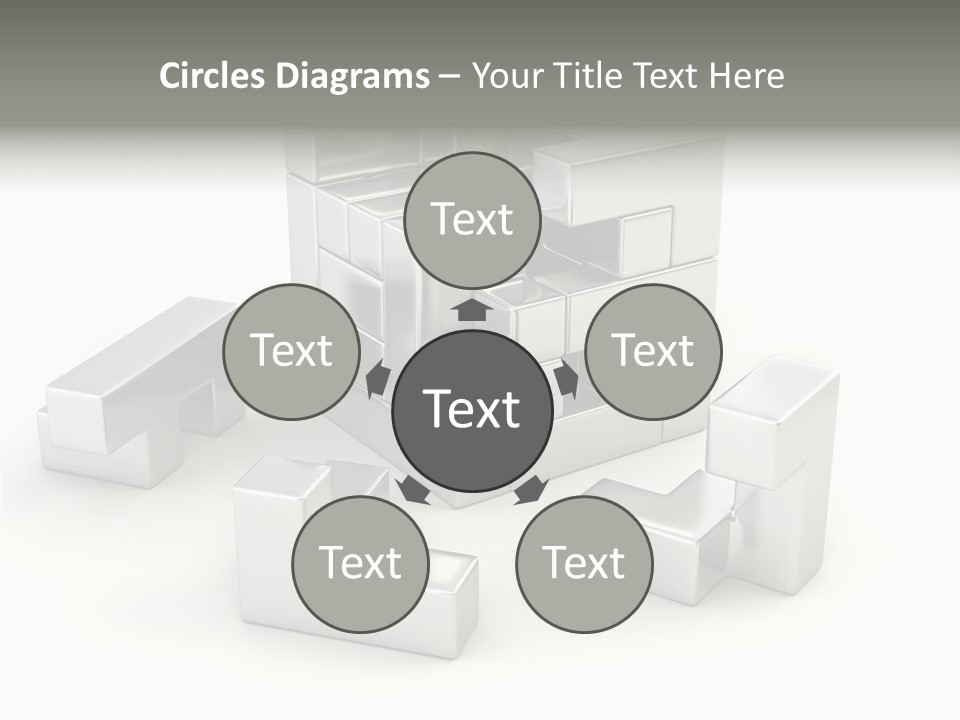 Geometric Leisure White PowerPoint Template