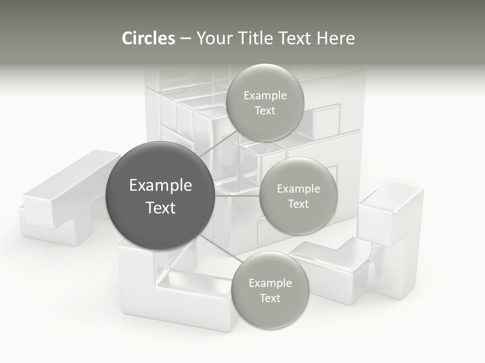 Geometric Leisure White PowerPoint Template