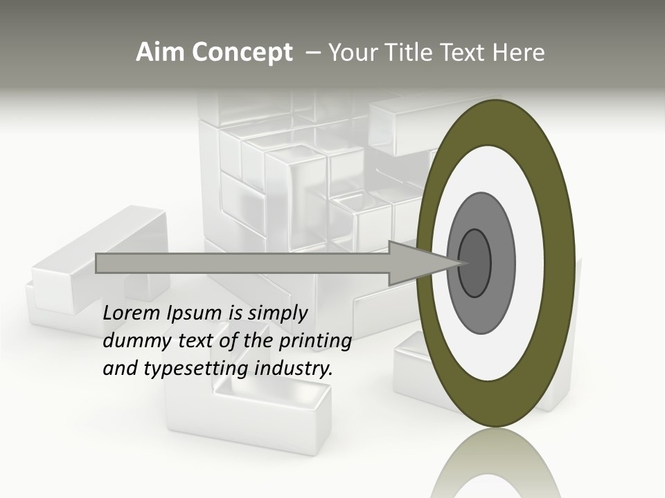 Geometric Leisure White PowerPoint Template