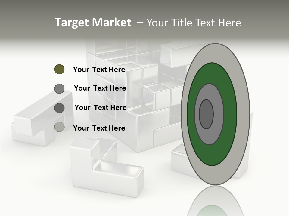 Geometric Leisure White PowerPoint Template