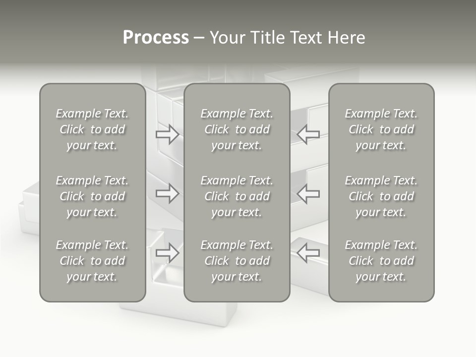 Geometric Leisure White PowerPoint Template