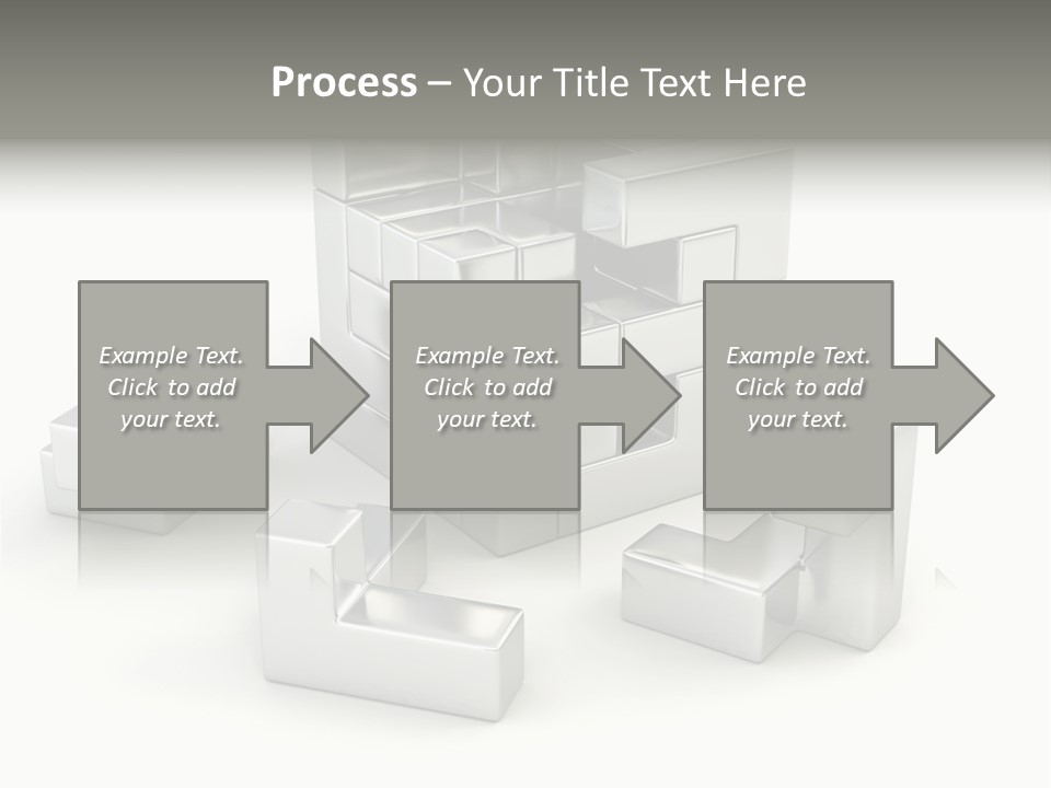 Geometric Leisure White PowerPoint Template
