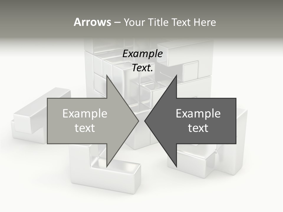 Geometric Leisure White PowerPoint Template