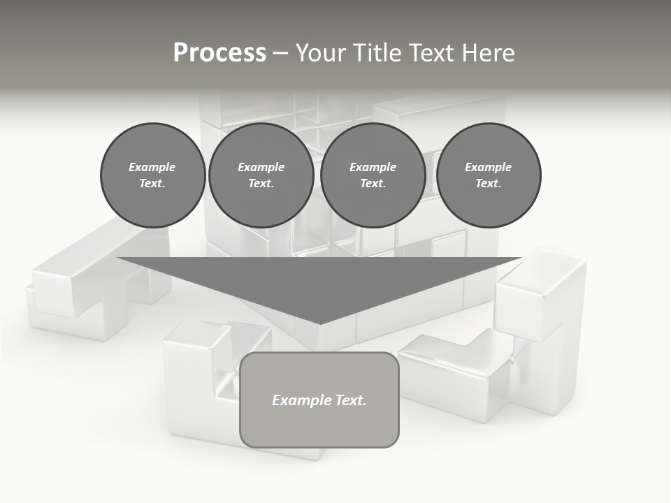 Geometric Leisure White PowerPoint Template