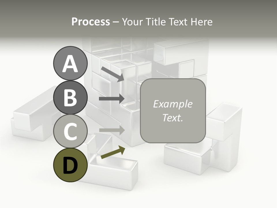Geometric Leisure White PowerPoint Template