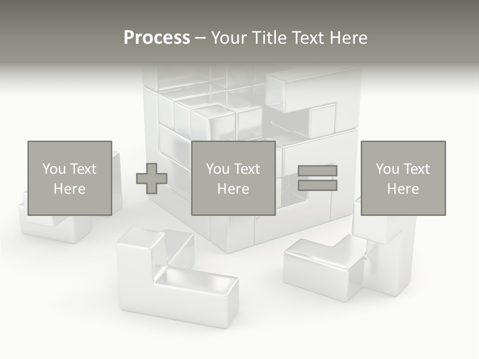 Geometric Leisure White PowerPoint Template