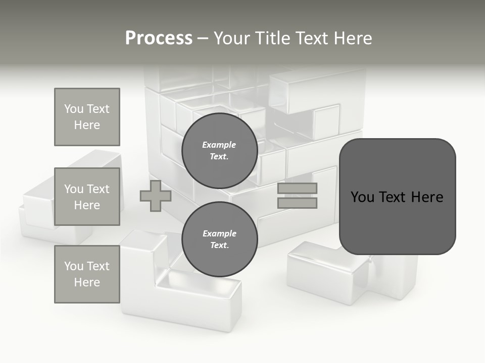 Geometric Leisure White PowerPoint Template