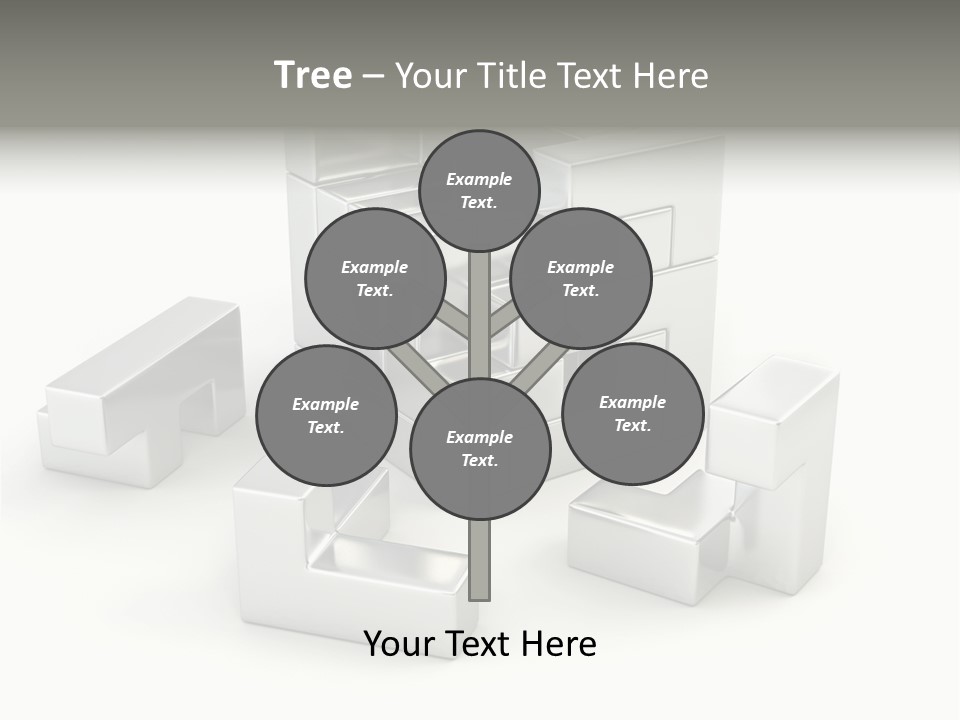 Geometric Leisure White PowerPoint Template