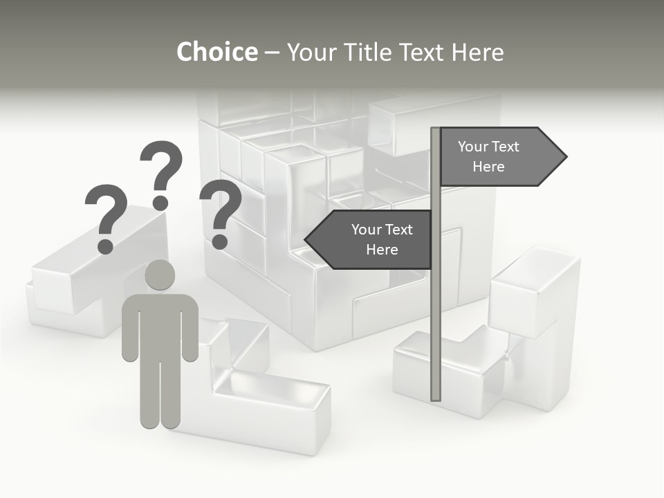 Geometric Leisure White PowerPoint Template