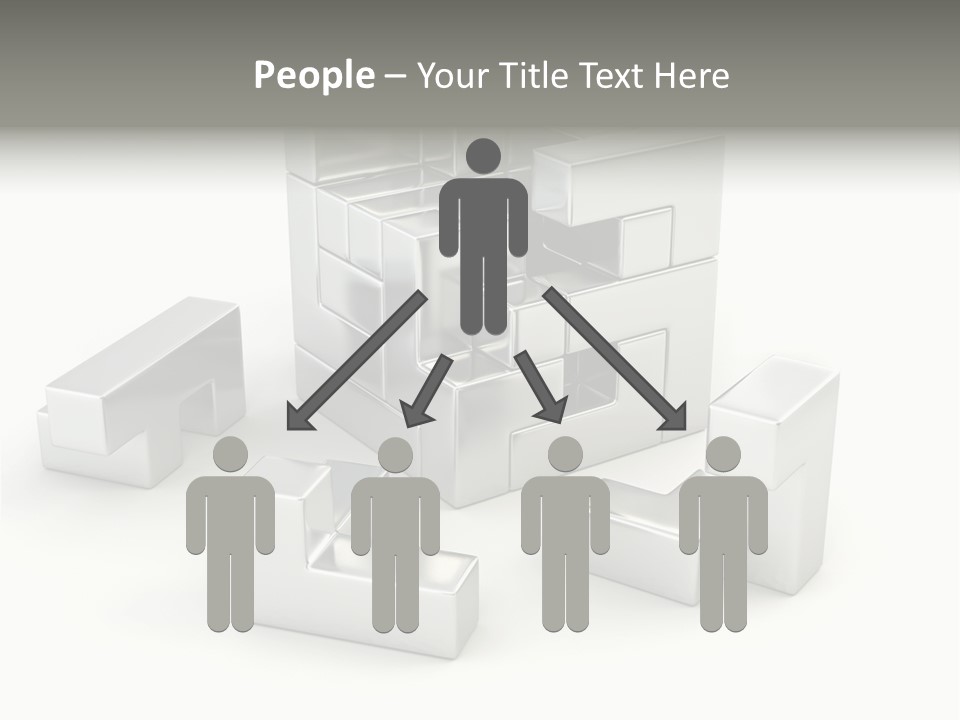 Geometric Leisure White PowerPoint Template