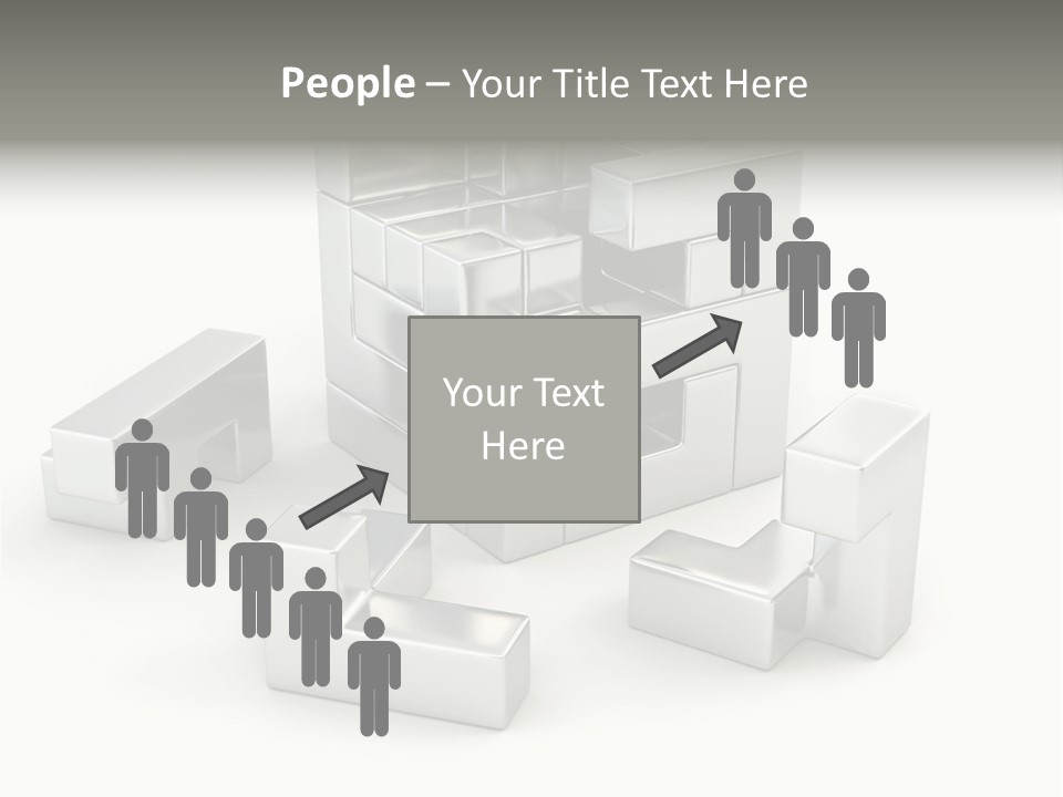 Geometric Leisure White PowerPoint Template