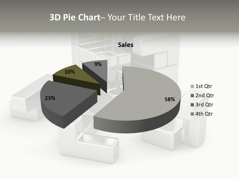 Geometric Leisure White PowerPoint Template