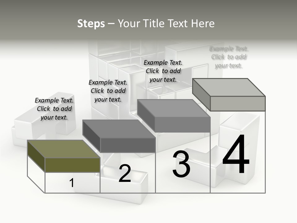 Geometric Leisure White PowerPoint Template