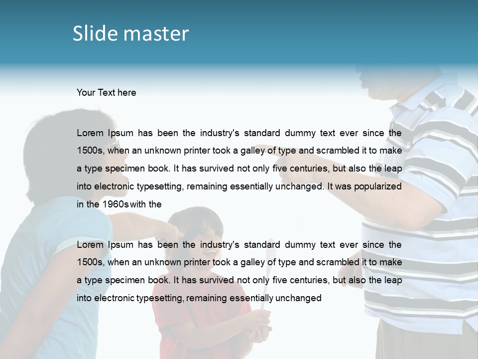 Beverage Furnishings White PowerPoint Template