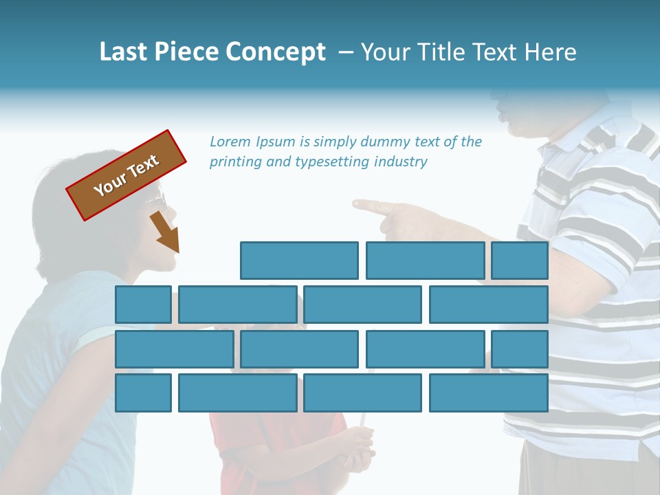 Beverage Furnishings White PowerPoint Template