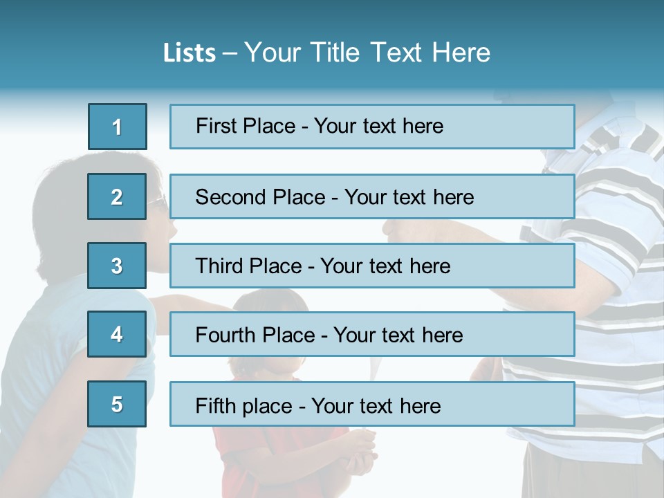 Beverage Furnishings White PowerPoint Template