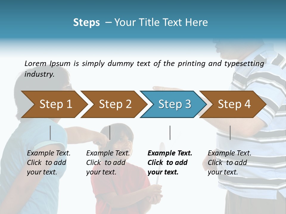 Beverage Furnishings White PowerPoint Template